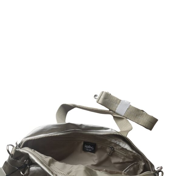 brand new Kipling vintage crossbody Defea Medium Handbag metallic gold - Picture 8 of 8